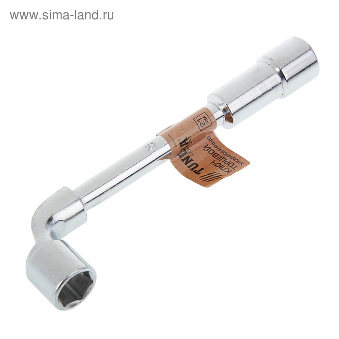 Ключ торцевой Г-образный ТУНДРА, 21 мм ключ шестигранный kraft kt700727 торцевой г образный 7 мм