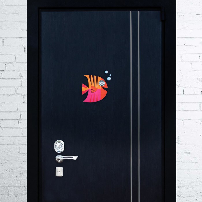 Декор на глазок "Рыбка", 18,2 х 19,6 см