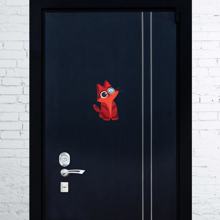 Декор на глазок "Котенок", 15,6 х 20,3 см