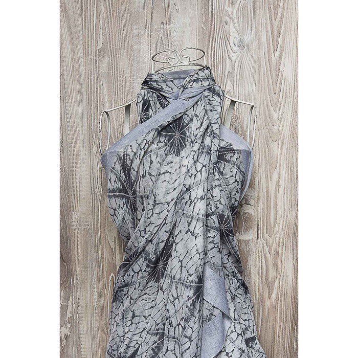 Палантин женский, размер  180х90 см, цвет серый KXV8629