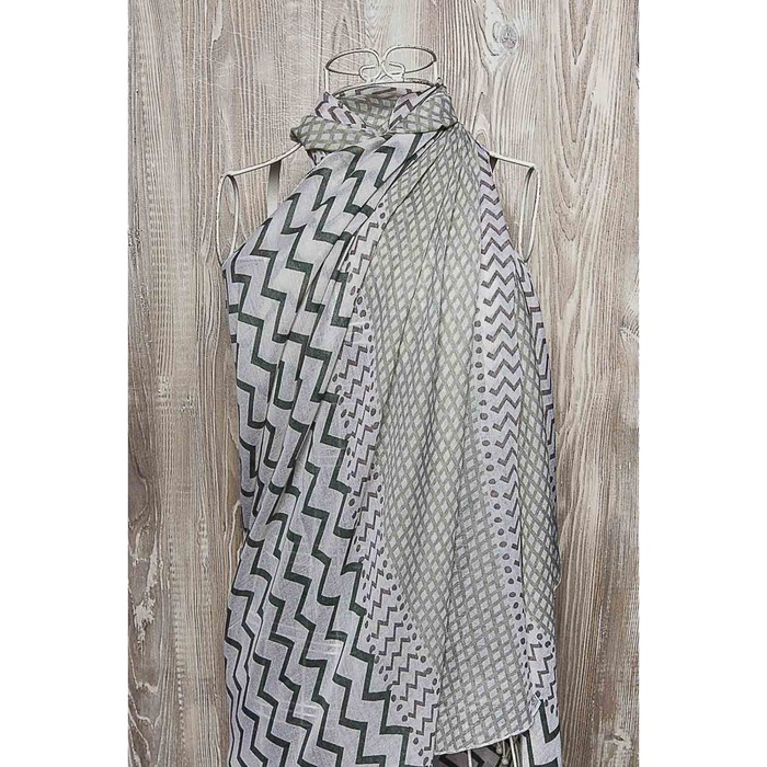 Палантин женский, размер  180х90 см, цвет белый  KXV8632