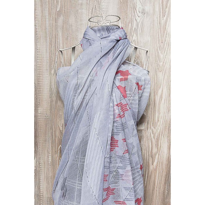 Палантин женский, размер  180х90 см, цвет розовый  K05V5524