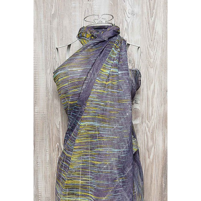 Палантин женский, размер 180х90 см, цвет фиолетовый K05V5552