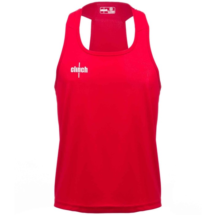 Майка для бокса, Clinch Olimp, размер S, цвет красный
