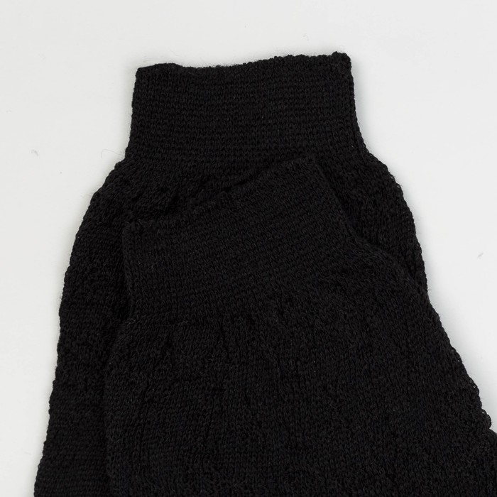 Носки женские, цвет чёрный, размер 25