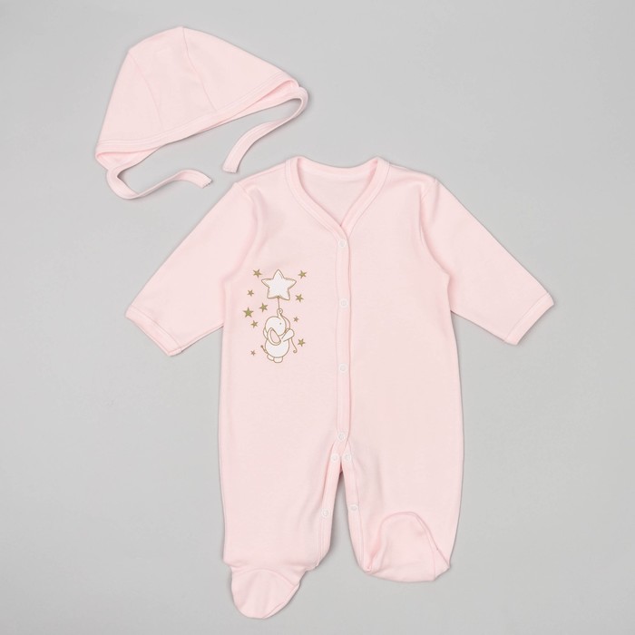 Комплект детский, рост 80 см, цвет розовый К-100-04_М