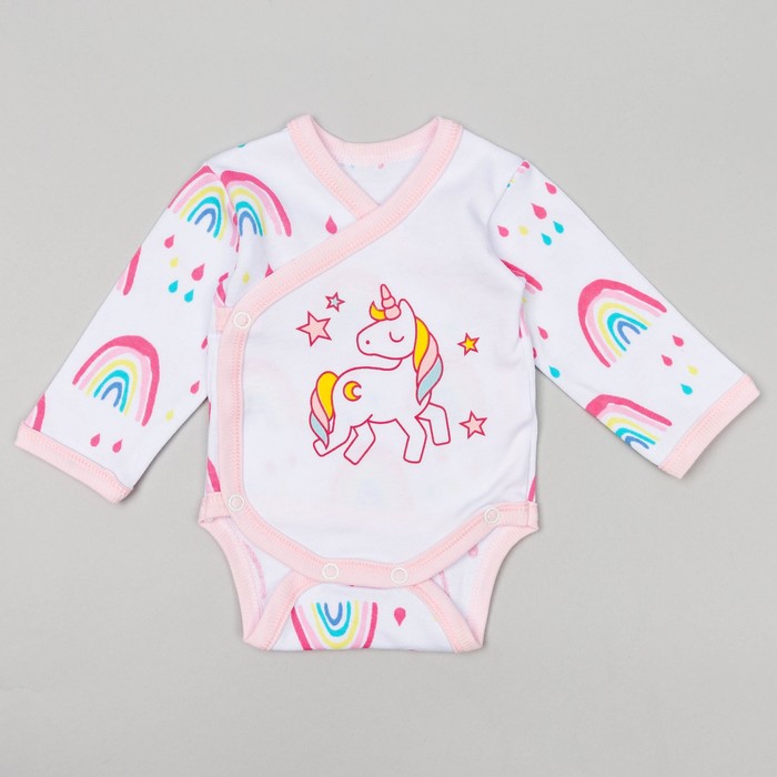 Боди детское, рост 50 см, цвет микс Кб-39-04