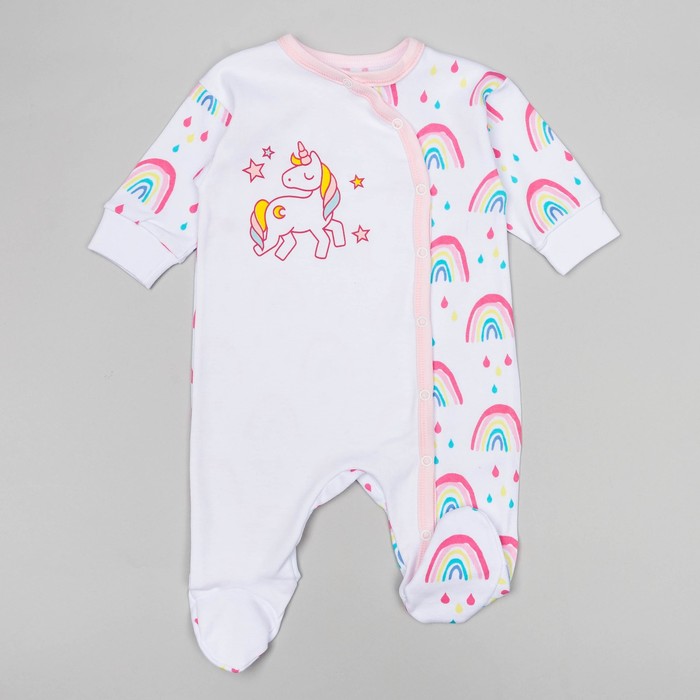 Комбинезон детский, рост 80 см, цвет микс Км-71-04