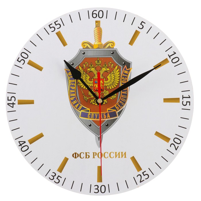 Часы настенные круглые "ФСБ России", 24 см