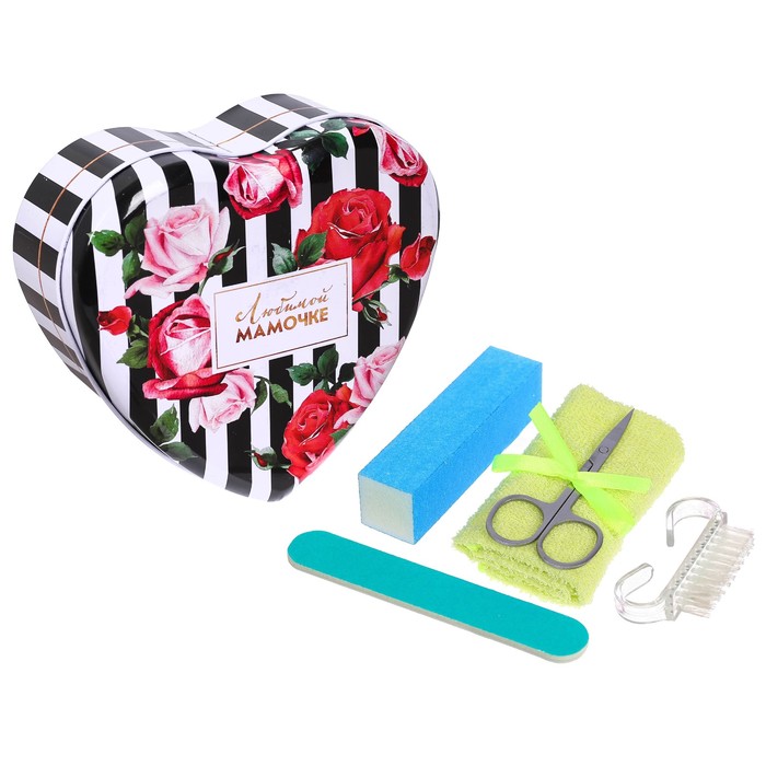 Маникюрный набор в шкатулке "Любимой мамочке"