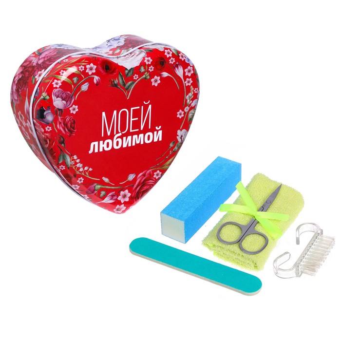 Маникюрный набор в шкатулке "Моей любимой"