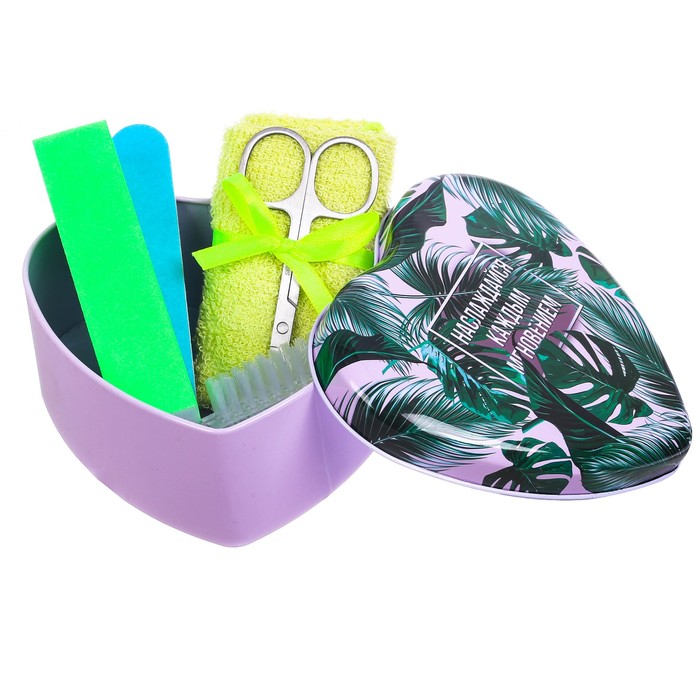 Маникюрный набор в шкатулке "Наслаждайся каждым мгновением"