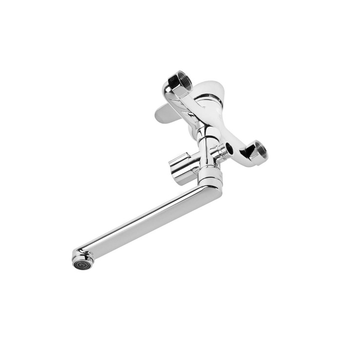 Смеситель для ванны "ЦС-СМ 46606", однорычажный, с душевым набором, латунь