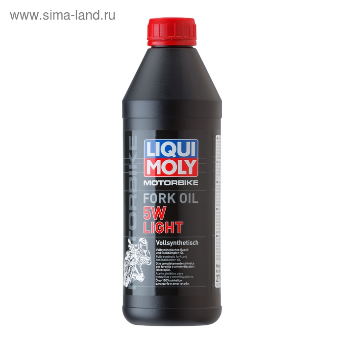 Вилочное масло LiquiMoly Motorbike Fork Oil Light 5W синтетическое, 1 л (2716)