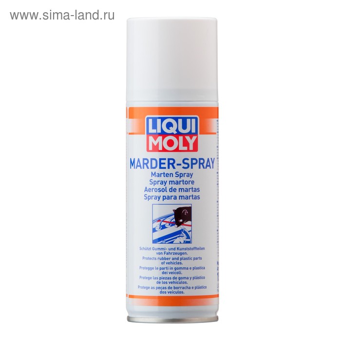 Защитный спрей от грызунов LiquiMoly Marder-Schutz-Spray, 0,2 л (1515) тефлоновый спрей liquimoly ptfe pulver spray 0 4 л 3076