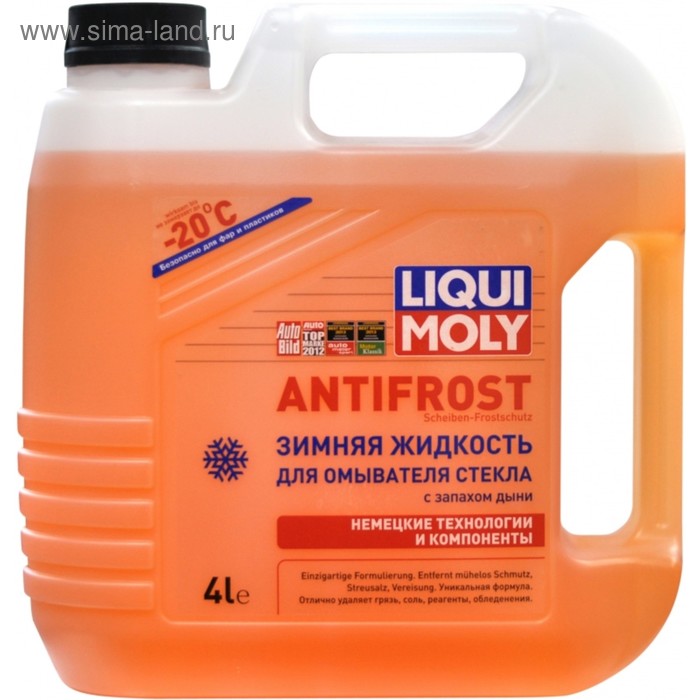 Зимняя жидкость для омывания стекла LiquiMoly ANTIFROST Scheiben-Frostschutz -20С, 4 л (1267)