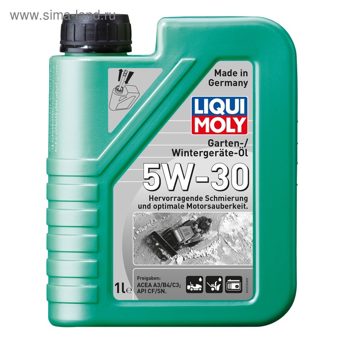 Масло моторное LiquiMoly Garten-Wintergerate-Oil 5W-30, 1 л масло для садовой техники liqui moly garten wintergerate oil 5w 30 1 л