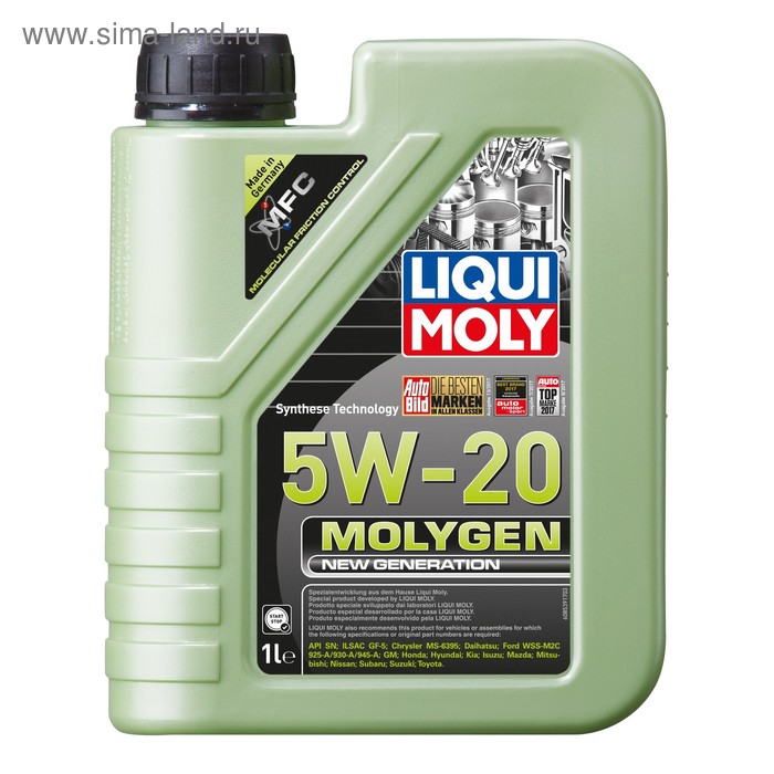 Масло моторное LiquiMoly Molygen New Generation 5W-20, 1 л