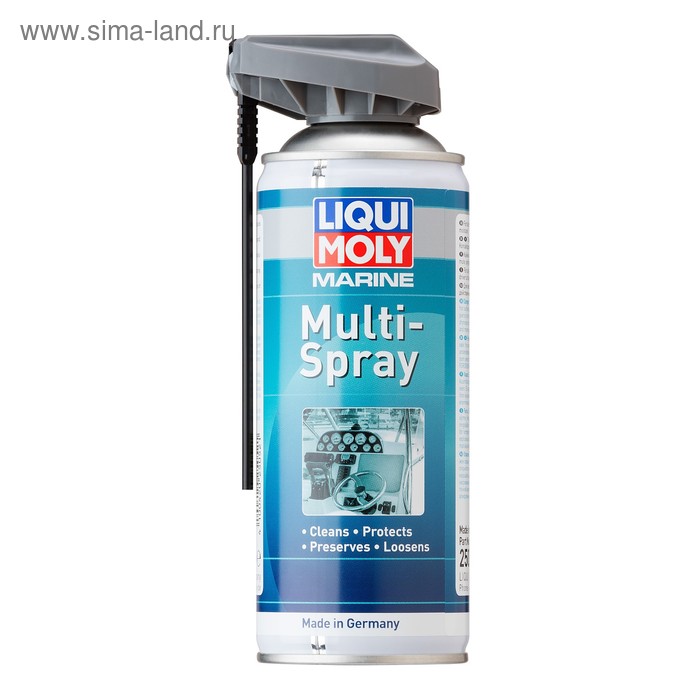 Мультиспрей для водной техники LiquiMoly Marine Multi-Spray , 0,4 л (25052) стабилизатор бензина liquimoly marine fuel stabilizer для водной техники 25009