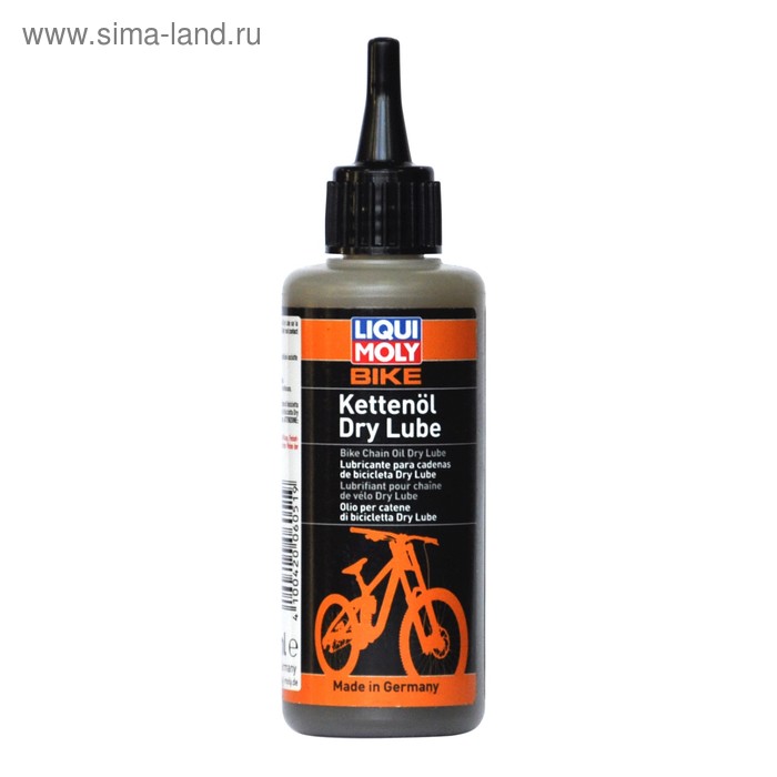 Смазка для цепи велосипедов LiquiMoly Bike Kettenöl Dry Lube (сухая погода), 0,1 л (6051) смазка 7 03034 с тефл сухая погода для цепи тросов перекл tf2 plus dry 100мл