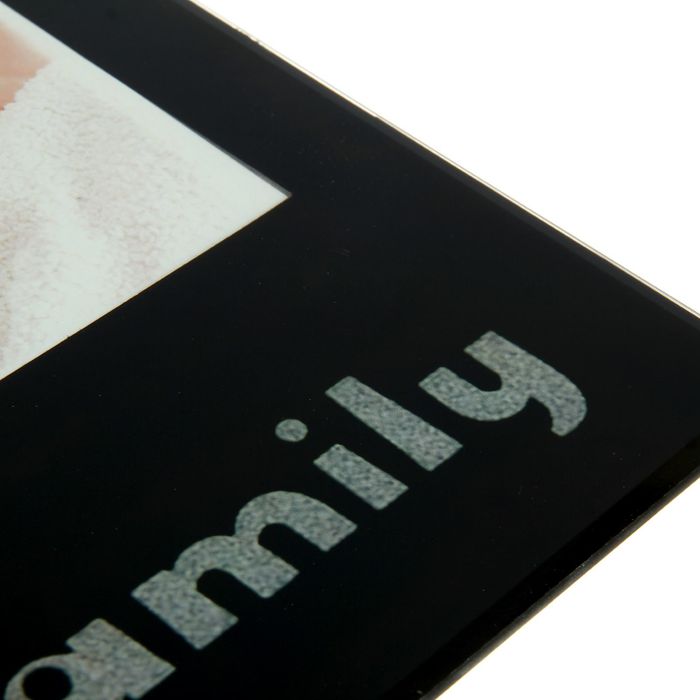 Фоторамка черная "Моя семья" 10х15 см