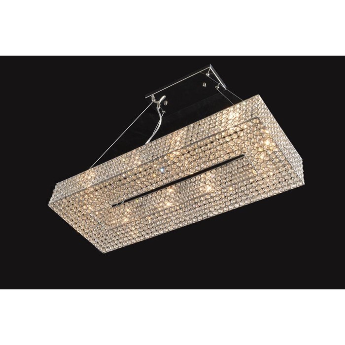 Подвес CL319201 "Арена" 10x60W E14 хром 80x30x30 см