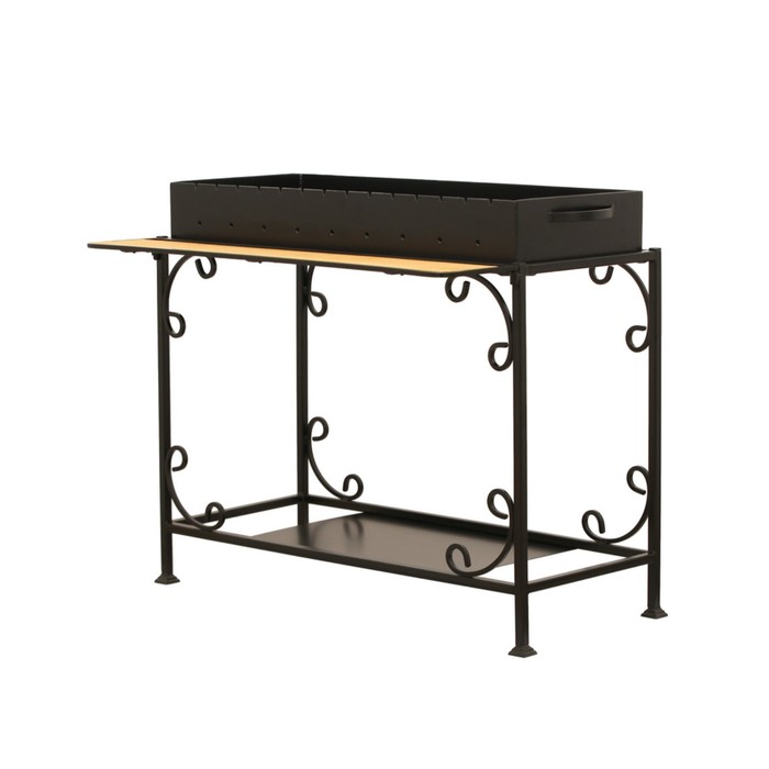 Мангал профессиональный упрощённый, сталь 4 мм