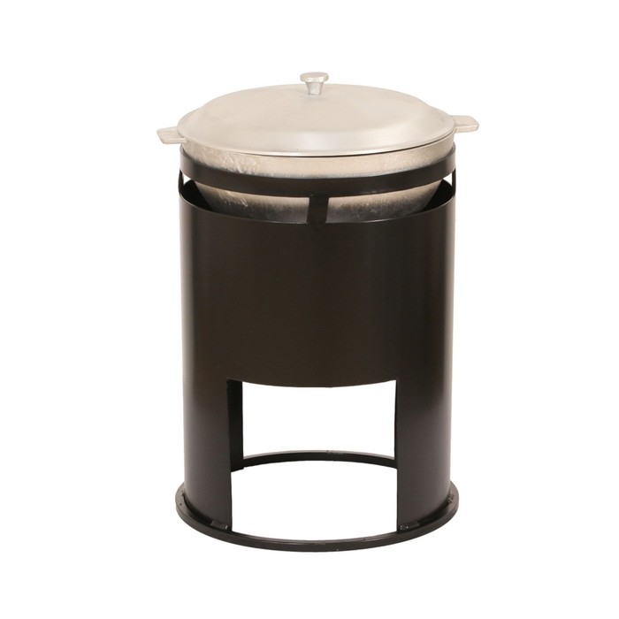 Печь туристическая с казаном в сумке