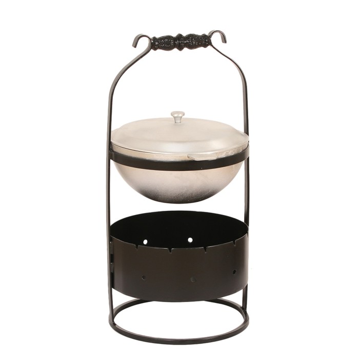 Печь малая с казаном