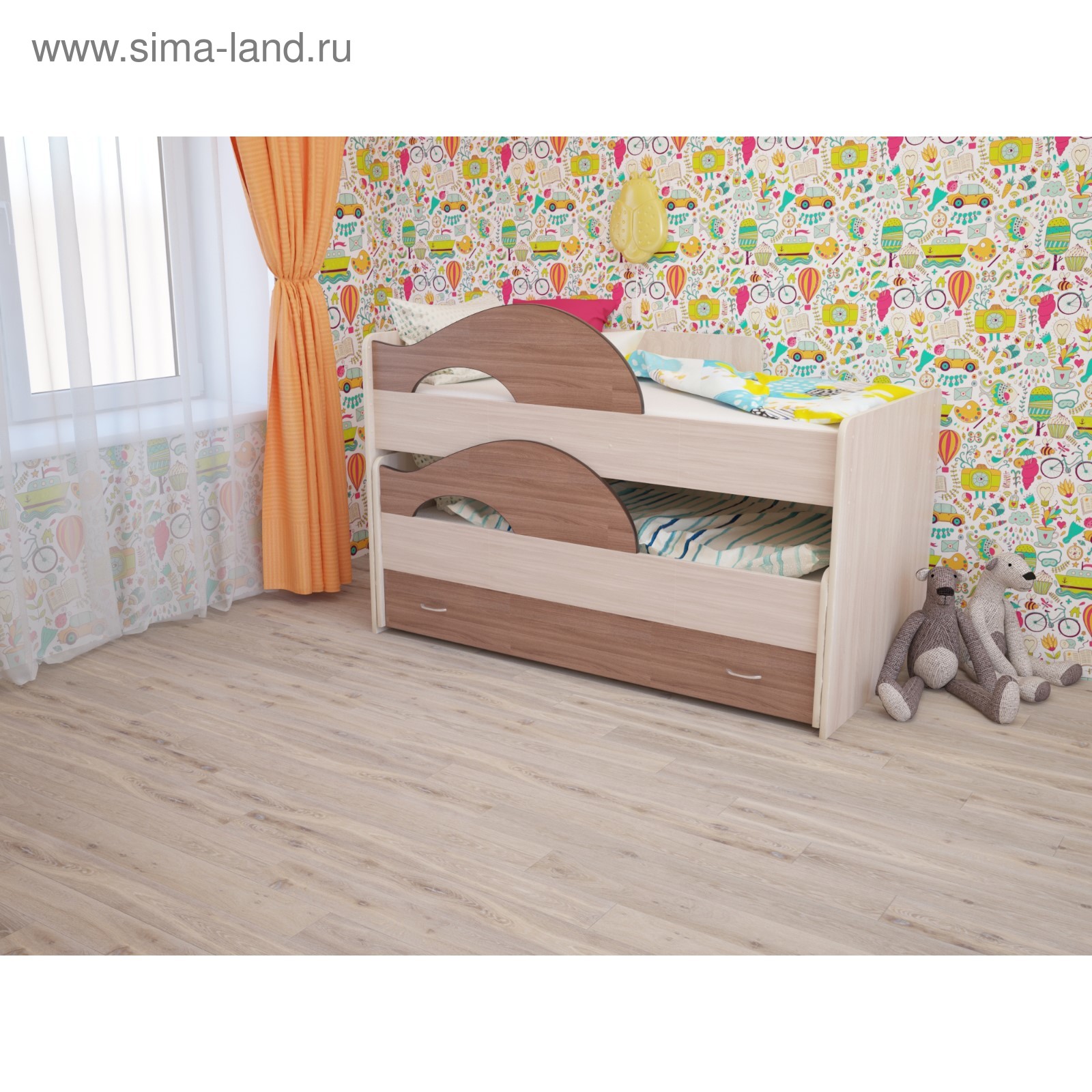 мир мебели кровать радуга 2