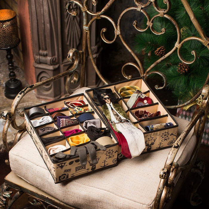 Комплект из 2-х органайзеров с ячейками Hipster Style