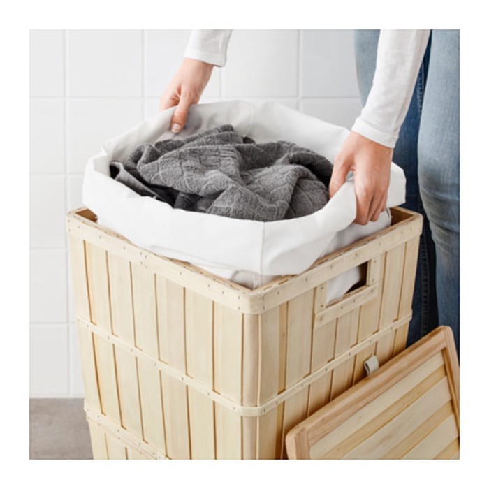 Корзина для белья с подкладкой БРАНКИС