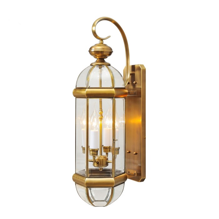 Бра "Мидос" 4x40W E14 латунь 66x20x23см