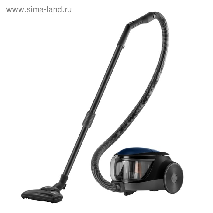 Пылесос LG VK-76A02RNDB, 2000/380 Вт, 1.5 л, черно-синий