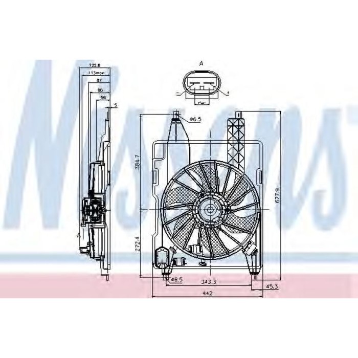 Вентилятор охлаждения NISSENS 85706