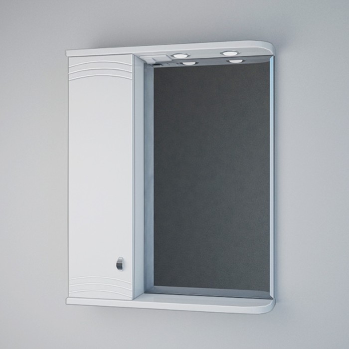 Зеркало Reflexo 55 с подсветкой левое