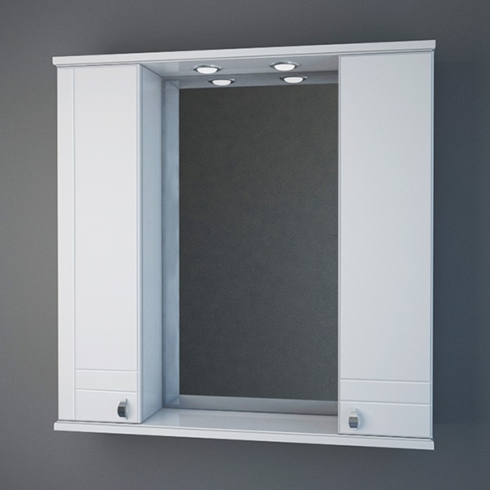 Шкаф-зеркало 12 (75) с подсветкой