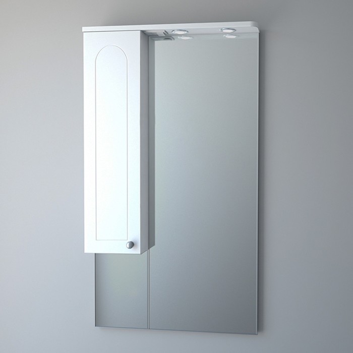 Зеркало Albus Rex 65 с подсветкой левое