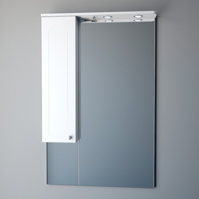 Зеркало Albus Rex 75 с подсветкой левое