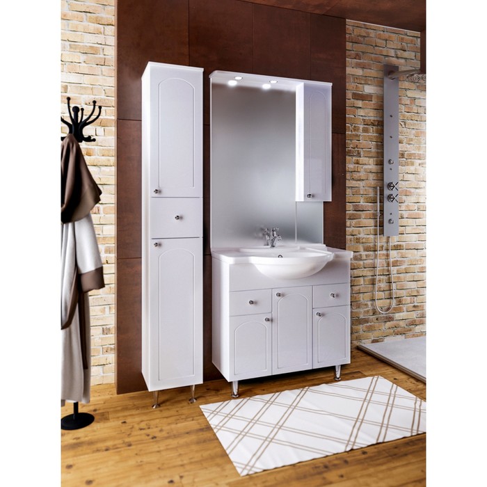 Зеркало Albus Rex 75 с подсветкой левое