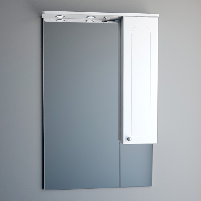 Зеркало Albus Rex 75 с подсветкой правое