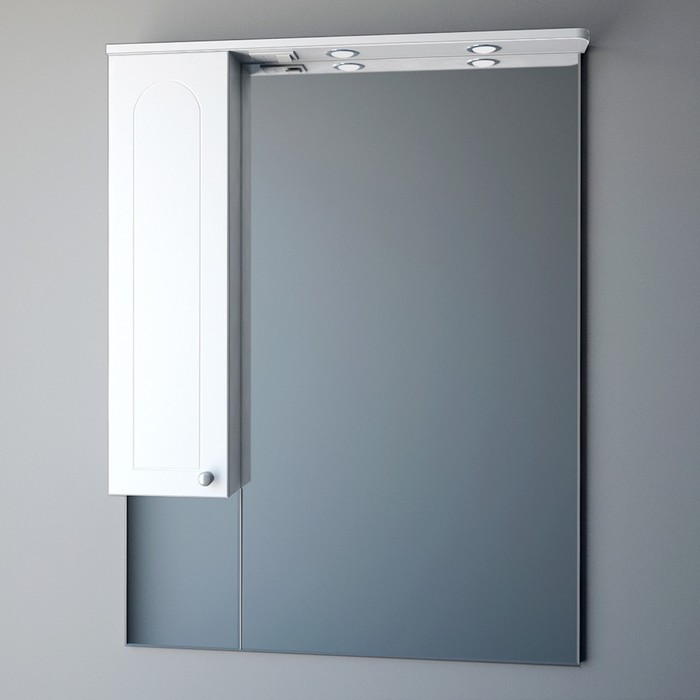 Зеркало Albus Rex 85 с подсветкой левое