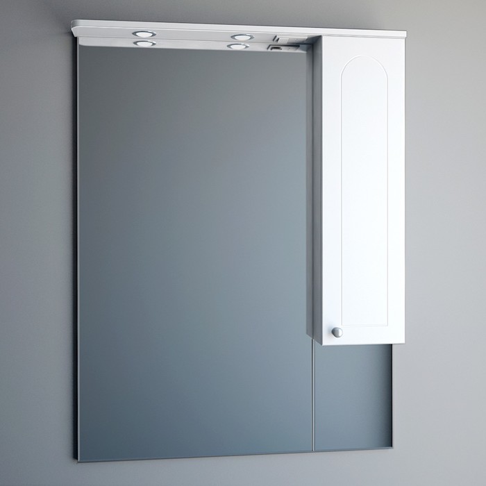 Зеркало Albus Rex 85 с подсветкой правое