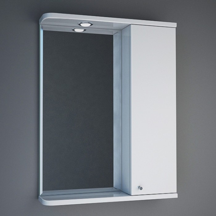 Зеркало Gravitas 55 плёнка, с подсветкой, правое