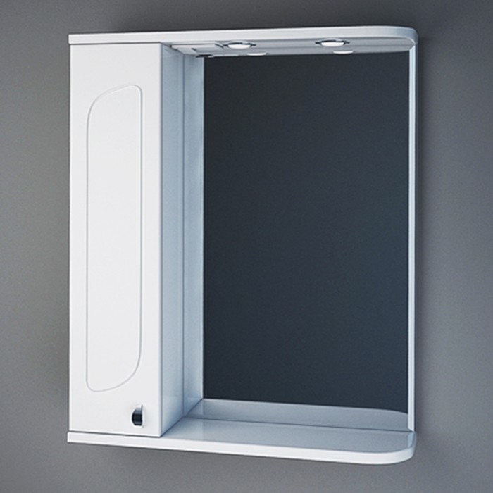 Зеркало Tulipa 60 с подсветкой левое