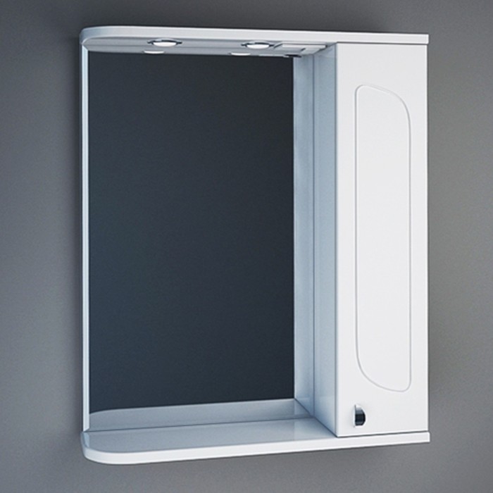 Зеркало Tulipa 60 с подсветкой правое