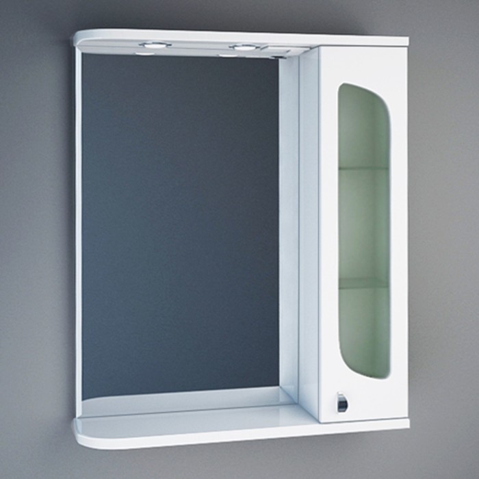 Зеркало Tulipa 60 с подсветкой правое