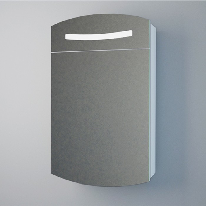 Шкаф-зеркало 48 (50) с подсветкой, левый