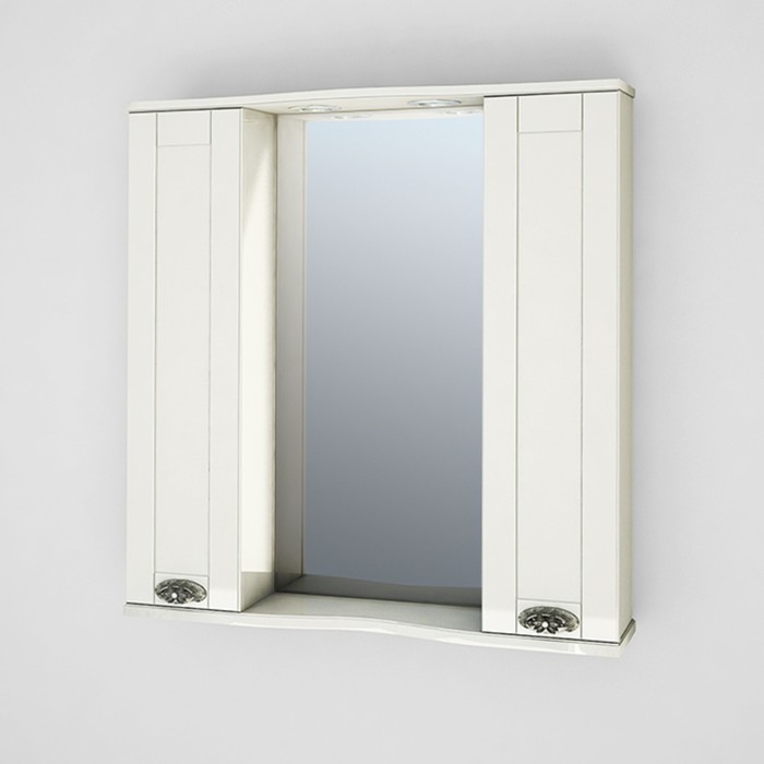 Шкаф-зеркало 84 (80) с подсветкой, плёнка