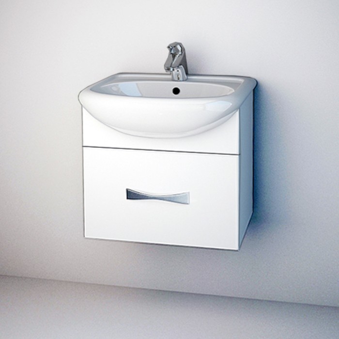 Тумба Unio 50 плёнка, под раковину Уют 50